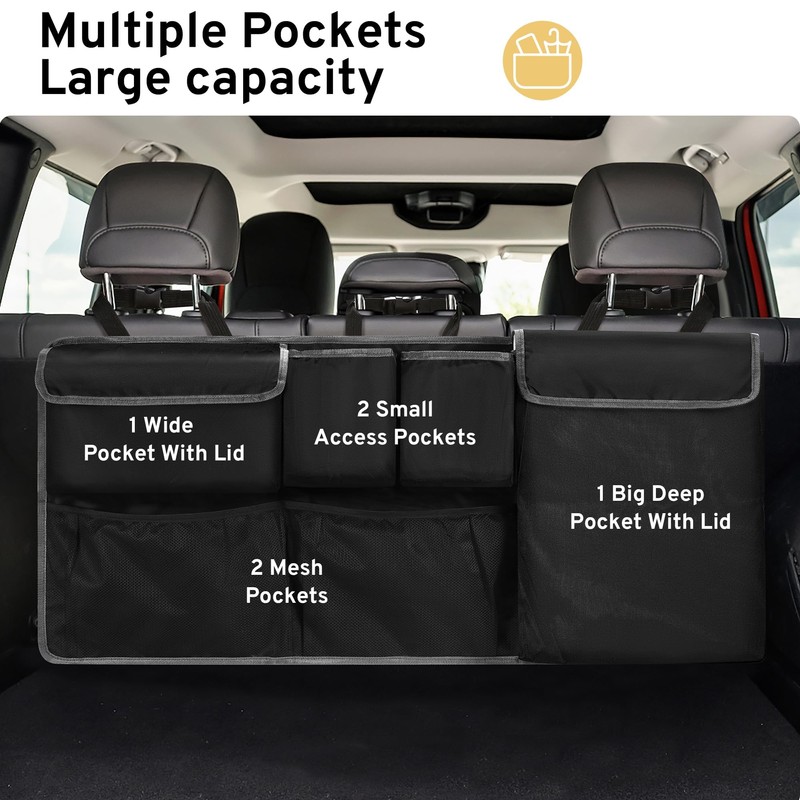 XHRING Car Trunk Organizer Backseat Hanging Storage Bag for Subaru