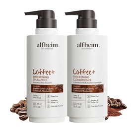 ALFHEIM Set De Champú Y Acondicionador Con Cafeína Alfheim Cuidado Capilar Energizante Con Biotina Y Niacinamida Fortalece El Cabello Y Favorece El