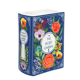 Ceramic Book Vase for Flower Large Book-Shaped Vase Bookend for Book Lovers Gifts Floral Vintage Boho Flower Vases for Centerpieces Fake Books for Home Office Shelf Decor Small