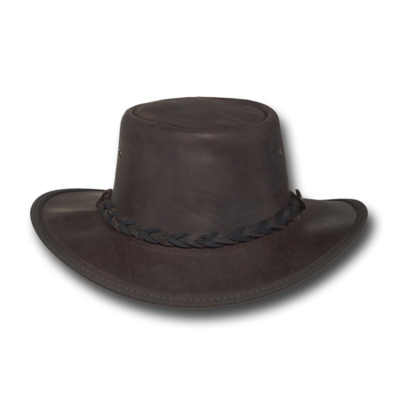 Barmah Hats Squashy Bronco Leather Hat 1022BL / 1022CH -