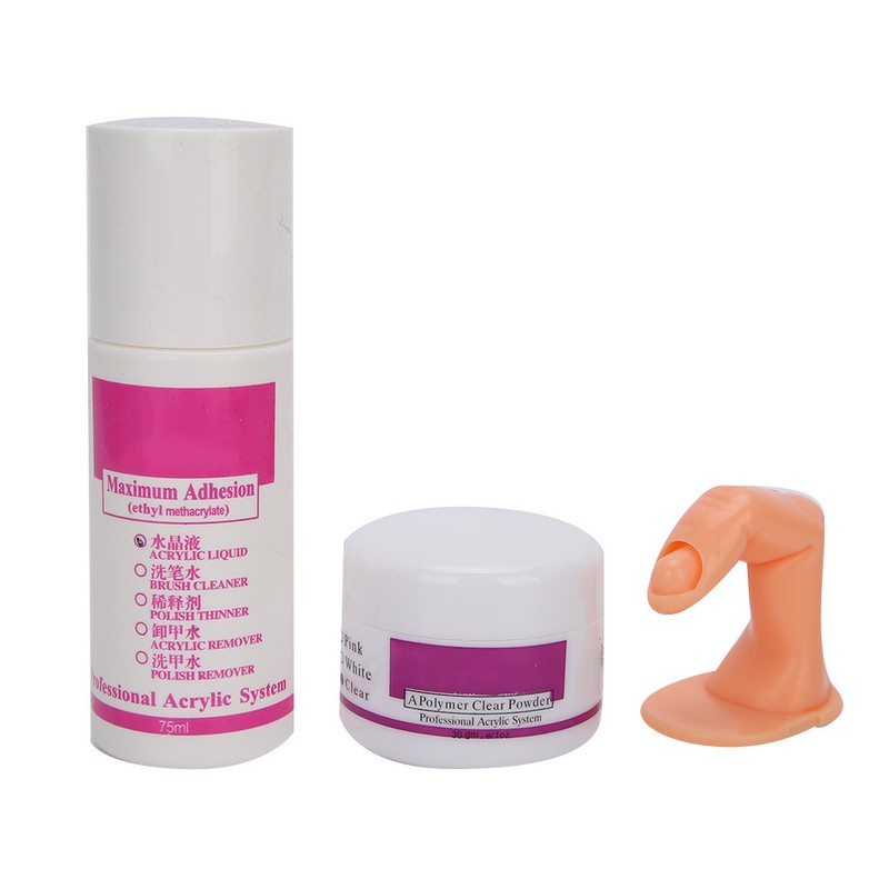 Professional Nail Art Tips Dead Skin Fork Rhinestones Scissors Manicure