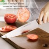 Astercook Knife Set Kitchen with Block and Sharpener Full Tang