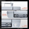 A-Premium Upgraded Metal Tailgate Handle Liftgate Latch Handle with Keyhole