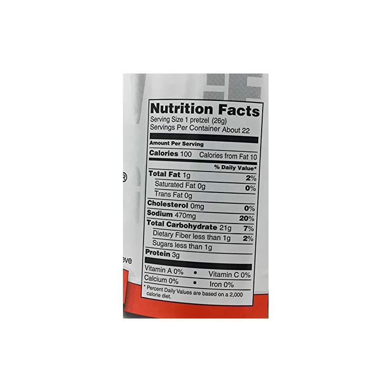 Wege of Hanover Sourdough Hard Pretzels 20 oz Barrel