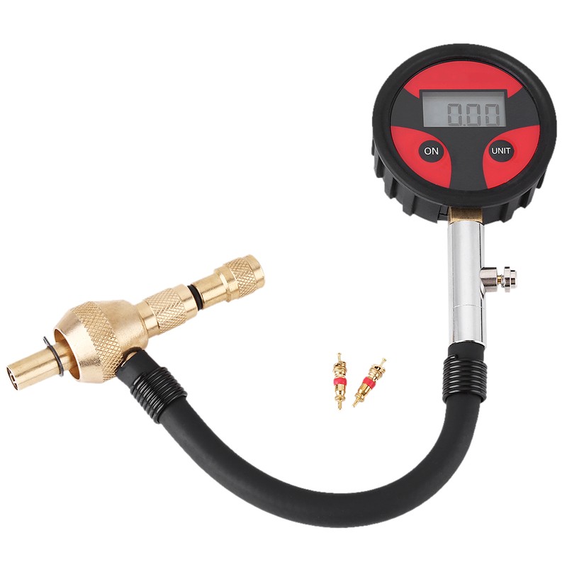 Car Auto Motorcycle Bike Truck Tire LCD Digital Pressure Gauge