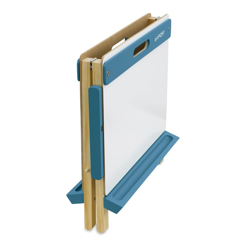 artPOP! Kids' 3-in-1 Tabletop Easel, Double-Sided Easel with Wooden Frame,