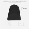 Half Moon Pillow Black Ankle Knee Neck Lumbar Support Cushion