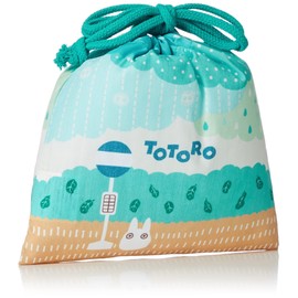 Marushin 1025008000 Cup Drawstring Bag, Small, My Neighbor Totoro Raindrops
