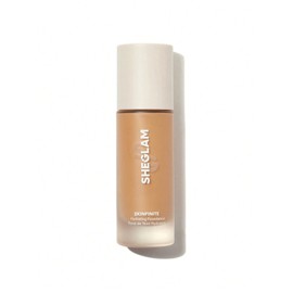 SHEGLAM Skinfinite Hydrating Foundation Flawless Dewy Foundation Hydrating Coverage Invisible Pore Concealer Pore-less Non-Greasy Lightweight Natural Soft Liquid Foundation-Cappuccino