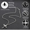 Sport Necklace,Men Women Sports Baseball Cross Necklace with Number Or