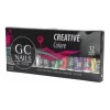 GC Nails Kit De Pinturas Acrílicas Premium Para Uñas. 12pzs.