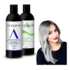 Shampoo Matizador Azul + Tratamiento Con Keratina Alfamar