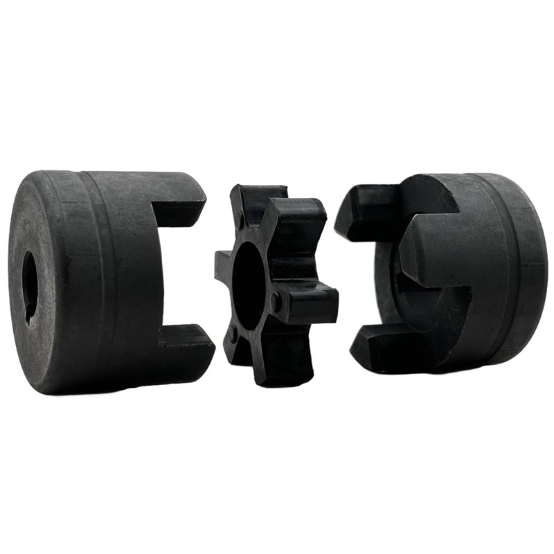 Saelno 1/2" to 3/4" L075 Flexible 3-Piece L-Jaw Coupling Coupler