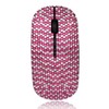 WONGS Luxury Full Stars Pink Crystal Rhinestone Rechargeable Slim Silent