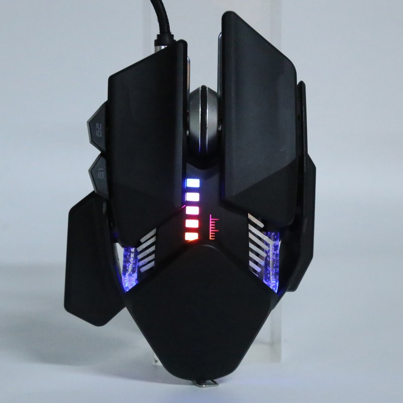 Mechanical Mouse Ergonomic Gaming Adjustable Tail Wired Computer Supplies 4000DPI