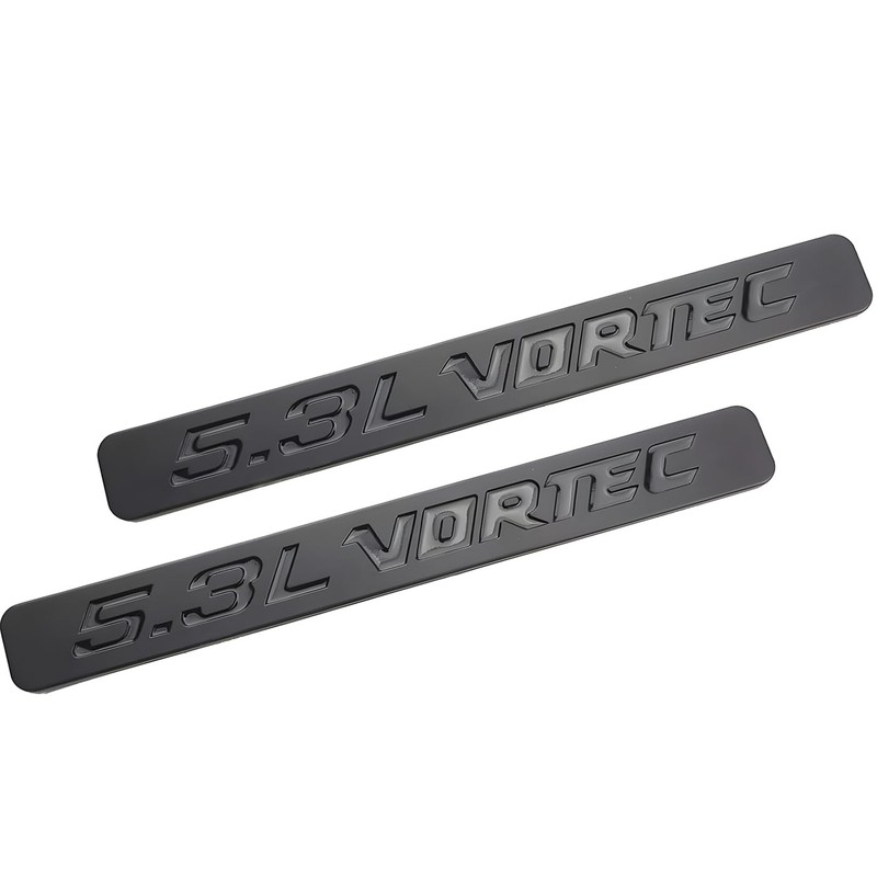 Hood Door Side Emblems Engine 3D Badge Nameplate Decals Fits