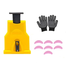 Chainsaw Chain Sharpener, Portable Chainsaw Teeth Sharpener, Crank Chainsaw Chain Sharpening Jig Kits, Simple Fast Grinding Tools Fits for Two-Hole Chainsaw