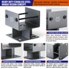 Stainless Steel 6"x6"(Actual 5.5"x5.5") Post Base Bracket Concrete U-Shape, Dry