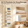 E-PRONSE Over the Door Organizer, 6-Shelf Door Hanging Organizer with