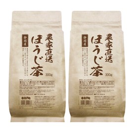 Ocha-no-Maruko Roasted Tea Produced in Shizuoka Prefecture, Farmers Direct from Farmers, 10.6 oz (300 g) x 2 Packs