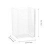 Ipetboom Clear Multi-Function Fish Tank Transparent Betta Aquarium for Office