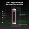 XIEYIGMO Portable Water Filter Pump, High-Volume Purification Filter for Backpacking,