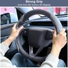 Funda para volante Tesla modelo 3/Y 2016-2025 2026 Juniper/Highland (gris)