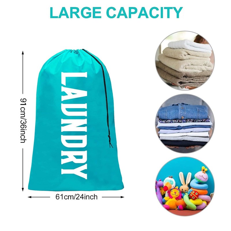 2 Pack Extra Large Laundry Bag Foldable Storage Bag with