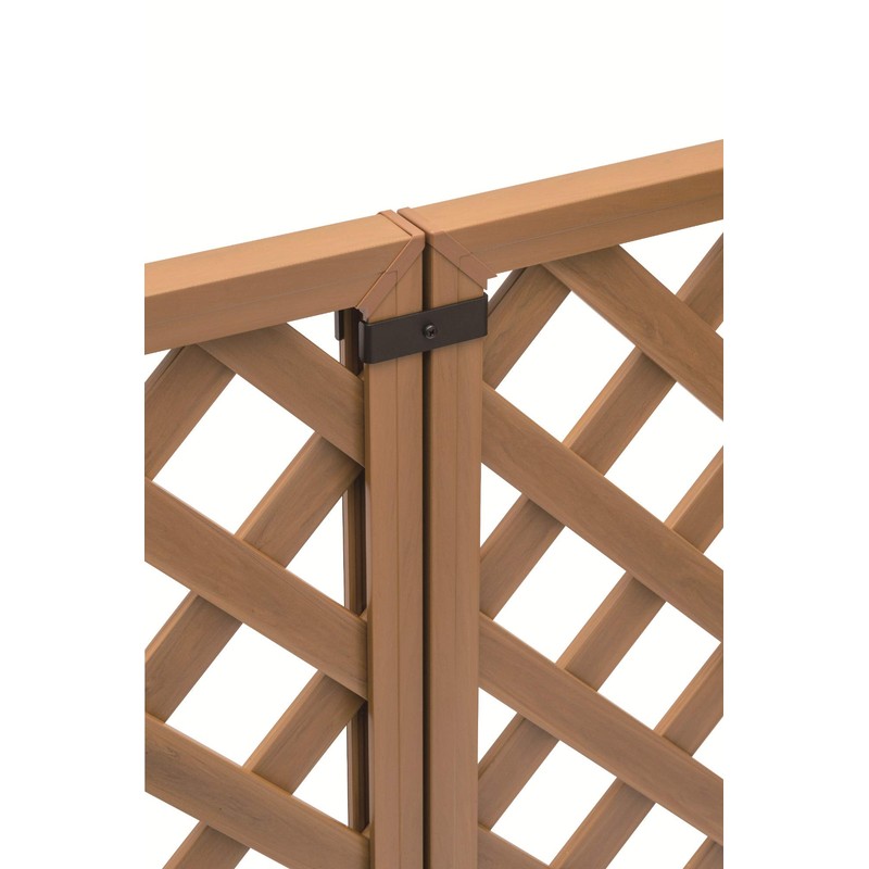 Takasho MNO-K03 Lattice Hardware, For Woody Fence Pillar Fixing Bracket,