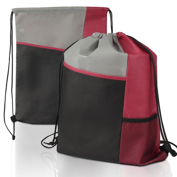Cirteklynx Drawstring Backpack Gym Sackpack Draw String Back Bag Cinch