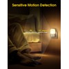 Emeritpro Night Light Socket with Motion Sensor, 5 Adjustable Brightness