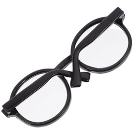 NUOBESTY Doll Glasses DIY Doll Dressing Glasses Adorable Mini Glasses DIY Glasses Mini Accessories for Dolls Glasses Props for Dressing Costume Accessories for Mini Dolls Plastic Black