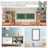 Thiccywoov 6 Rolls Ruffled Bulletin Board Borders, Gingham, Sage Green