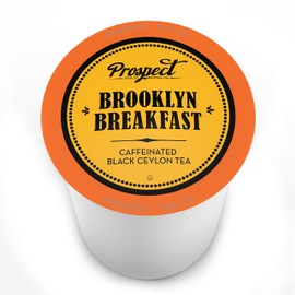 Prospect Tea Co. Black Ceylon Tea Pods Compatible with K Cup Brewers Including 2.0, Brooklyn breakfast, 40 count