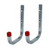2 x 150mm Large Storage Wall Hooks 85kg Galvanised Steel,