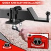 AUTORACCOON Hitch Tightener Anti-Rattle Clamp - Heavy Duty Hitch Stabilizer
