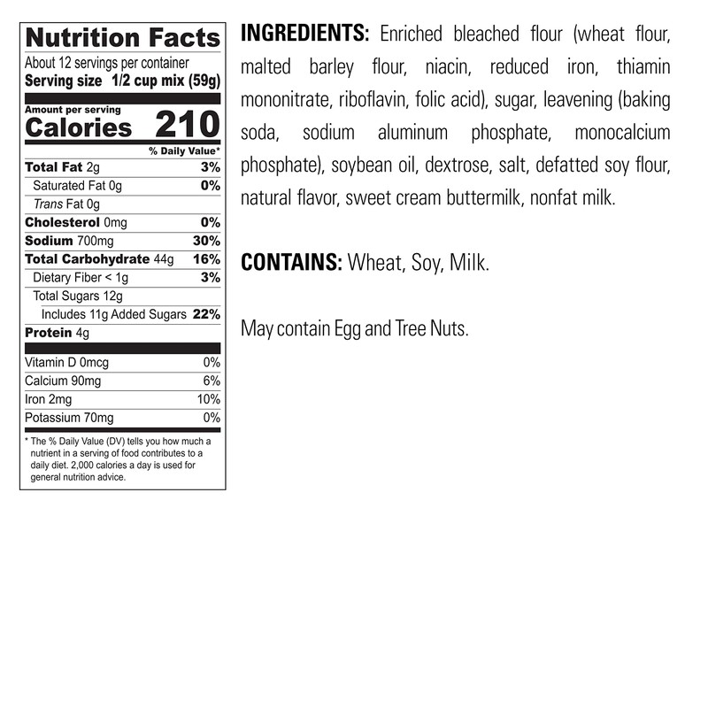 Krusteaz Original Pancake Mix Sweet Cream, 26 Ounce (Pack of