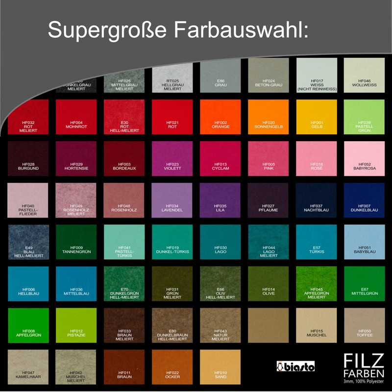 Round Felt Coaster in 35 cm, Pastel Lilac (HF040) for