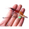 VOANZO 6 PCS Soft Shrimp Fishing Lure Soft Bait with