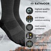 Rathmoor Merino Wool Winter Crew Socks - Walking, Hiking, Cycling