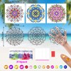 BSRESIN BSRESIN Diamond Art Stained Glass Window Clings with Diamond