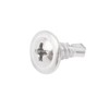 200Pcs Self Drilling Screw M4.2x13 Round Washer Head Stainless Steel