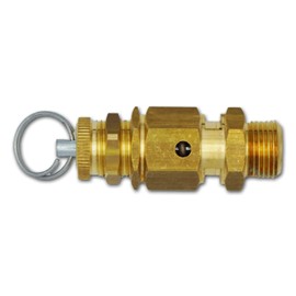 Adjustable Safety Valve 3/8 Inch 0-12 Bar (Not Component Tested) Compressed Air Relief Valve