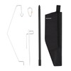 huanbush Lantern Stand, Screw-in Type, Lantern Pole, Aluminum, Ultra Lightweight,