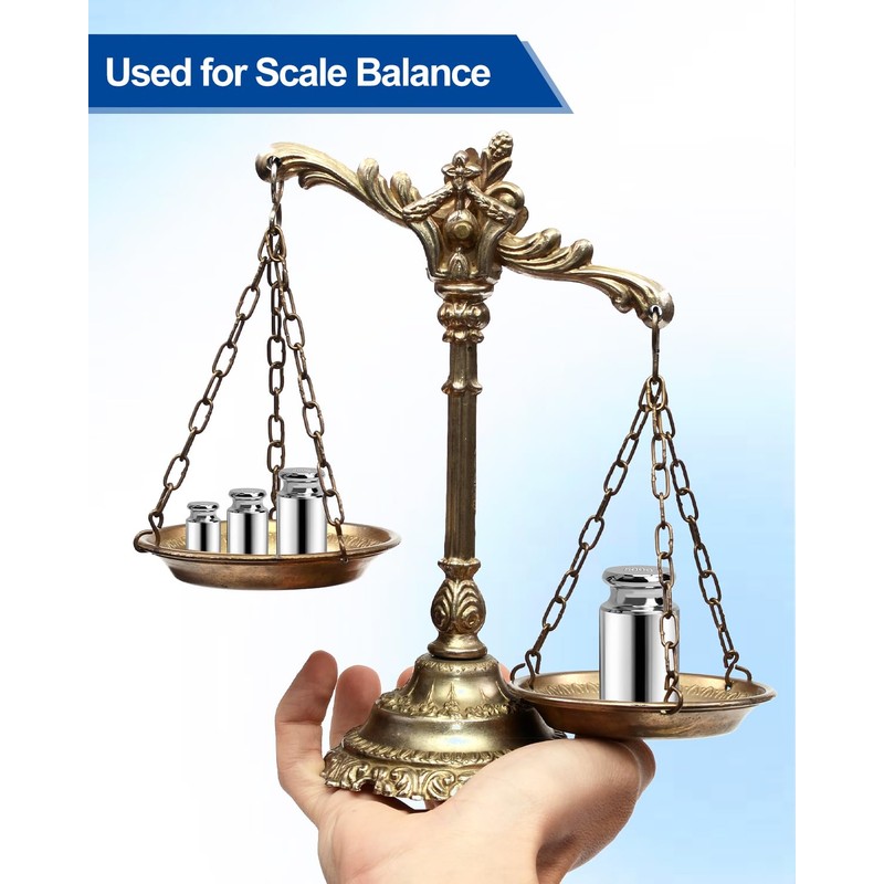 UCEC Calibration Weights for Digital Scale, 50g Gram Weights, Precision