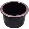 FR Replacement Cup Holder with Black Chrome Lip for Recliners
