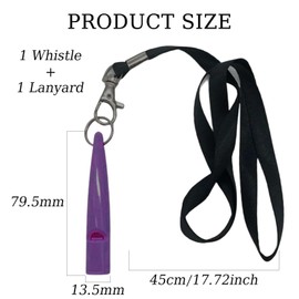 YzmrBdqc Dog Training Whistle with Lanyard, Dog Training Set, Dog Whistles For Recall With Whistle Lanyard, ABS Material, Loud and far-reaching, For Dog, Puppy, Most Breeds Training, Purple