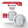 Kidde Smoke Detector, AA Battery Powered, LED Warning Light Indicators,