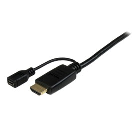 StarTech.com HDMI to VGA Cable - 3 ft / 1m - 1080p - 1920 x 1200 - Active HDMI Cable - Monitor Cable - Computer Cable (HD2VGAMM3)