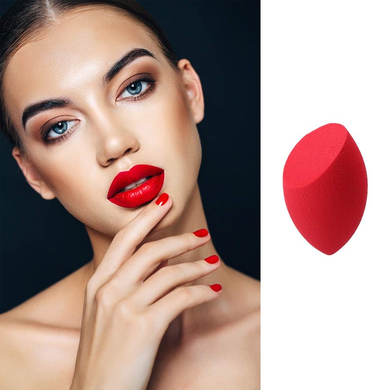 T4B KashŌki Raindrop Medium Red and Teardrop Makeup Sponge for